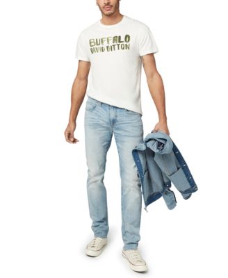 Men's Slim Ash Crinkled Stretch Denim Jeans