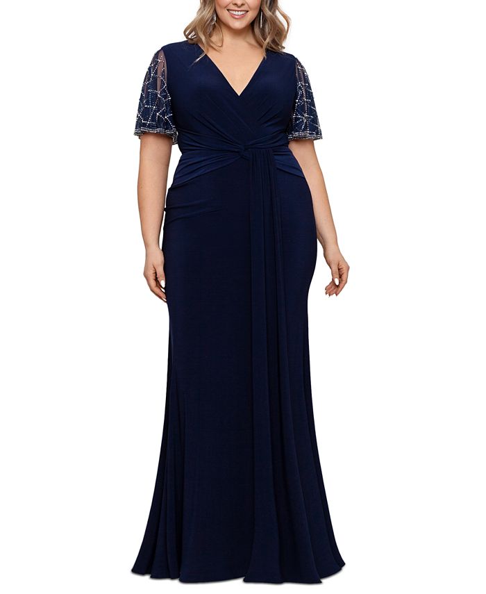 Macy's embellished dress hot sale
