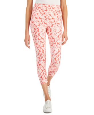 Style \u0026 Co Floral-Print Capri Leggings 