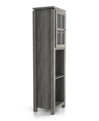 Migley Open Shelves Tower Cabinet