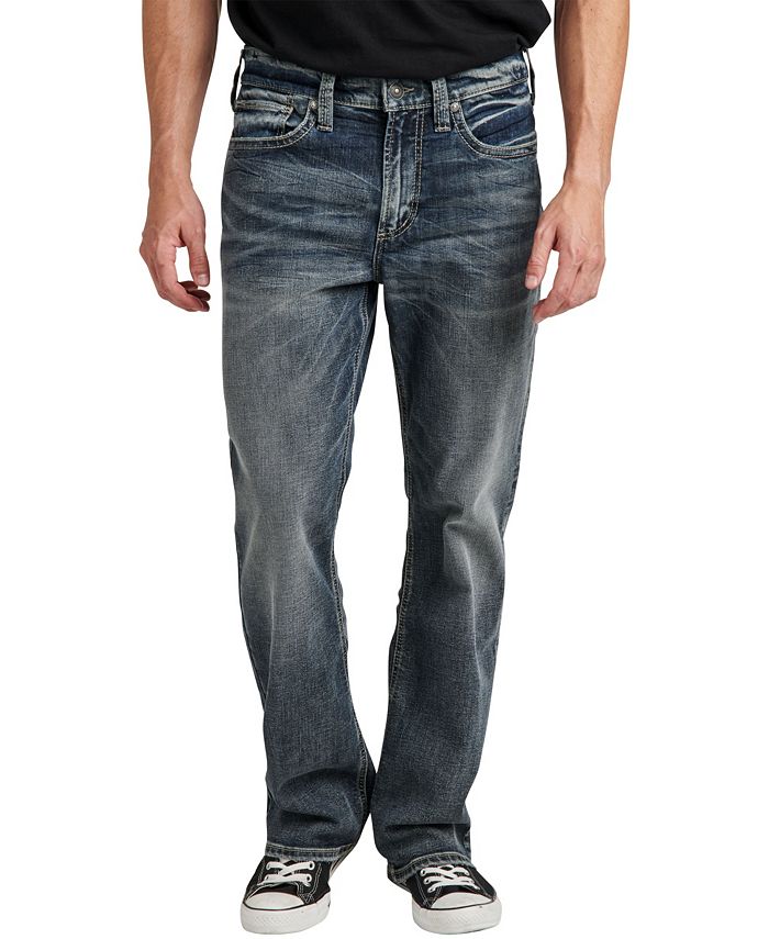 Silver Jeans Co. Men's Craig Classic-Fit Stretch Bootcut Jeans - Macy's