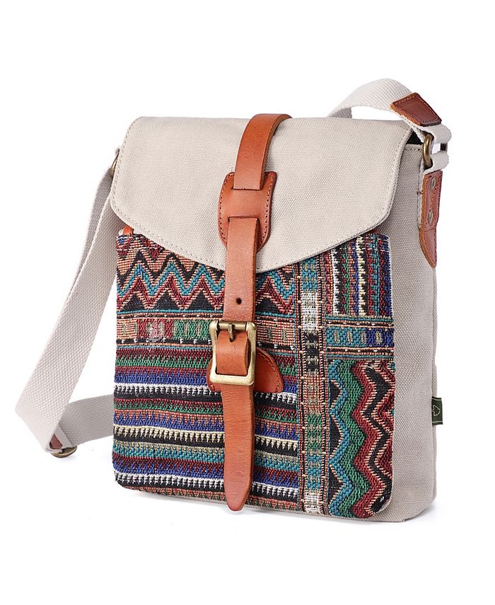 TSD BRAND Four Season Canvas Crossbody Bag Macy's
