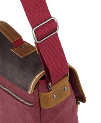 Mountain Wood Canvas Messenger Bag