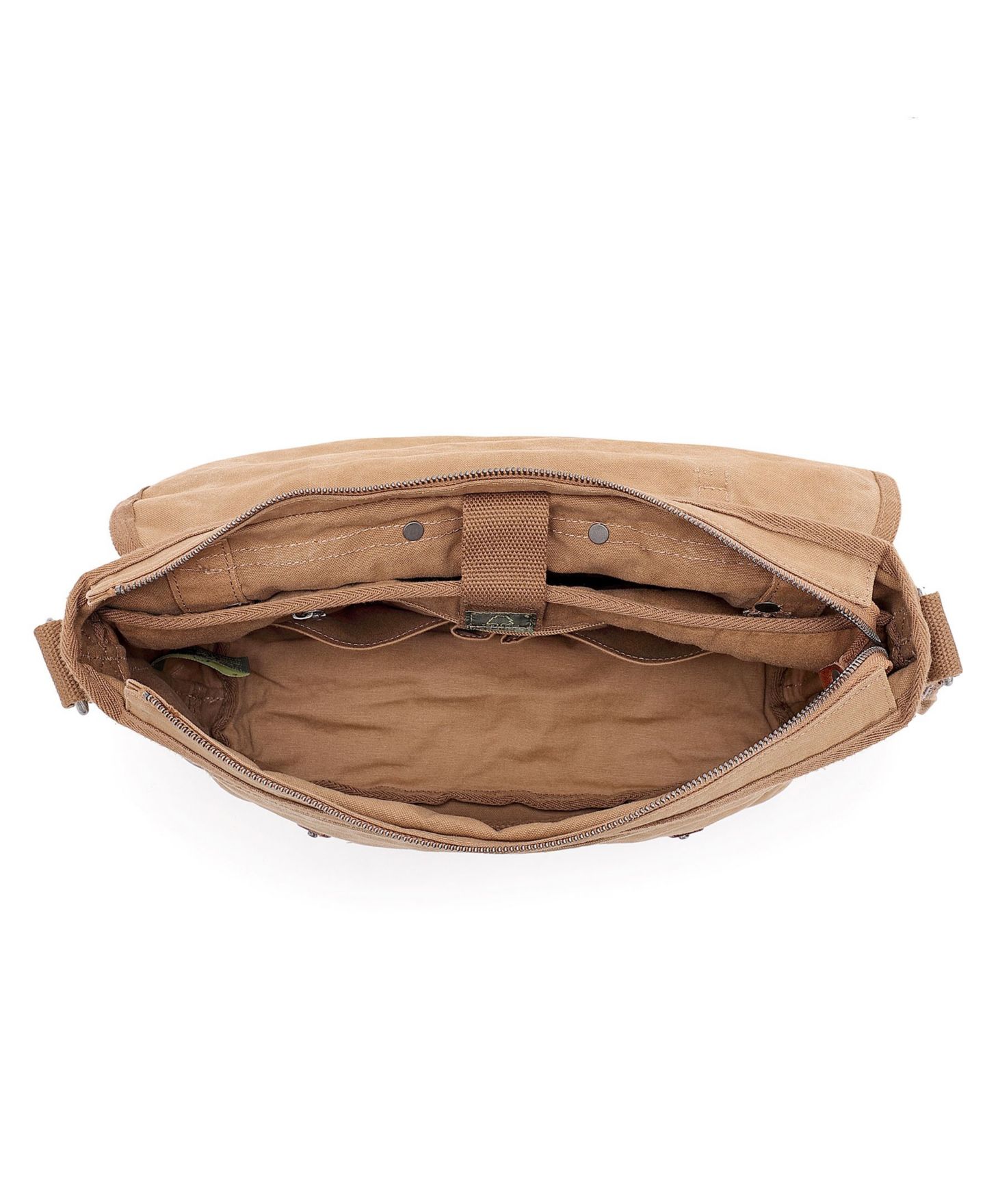 Женская сумка TSD BRAND Forest Canvas Messenger, цвет: Хаки — фото 2