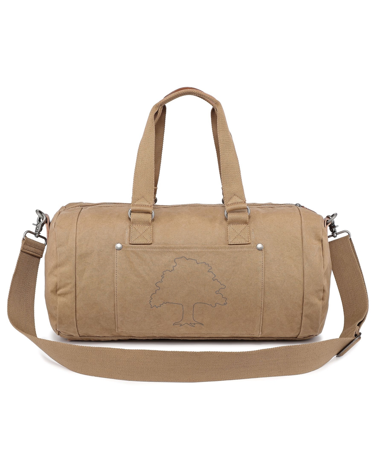 Tsd Brand Forest Canvas Weekender Bag
