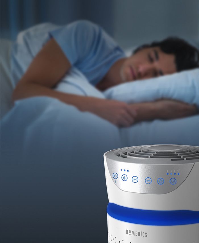 Homedics TotalClean® 5IN1 Tower Air Purifier with UVC Light