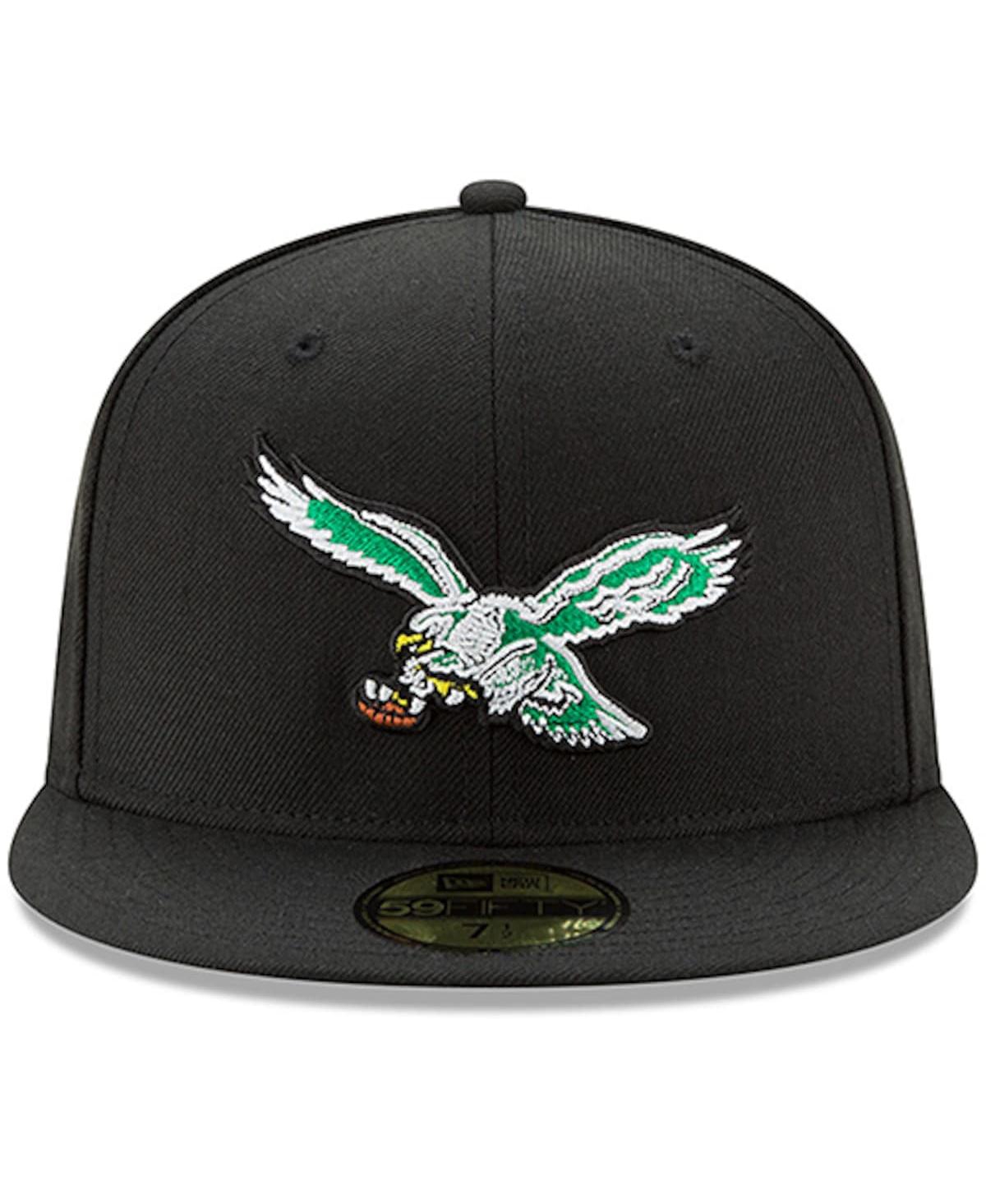 Men's New EagClassic Nfl Omaha 59FIFTY Hat Men Fit - Black
