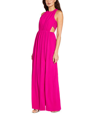 Aidan by Aidan Mattox Pleated Cutout Gown & Reviews - Dresses - Women - Macy's