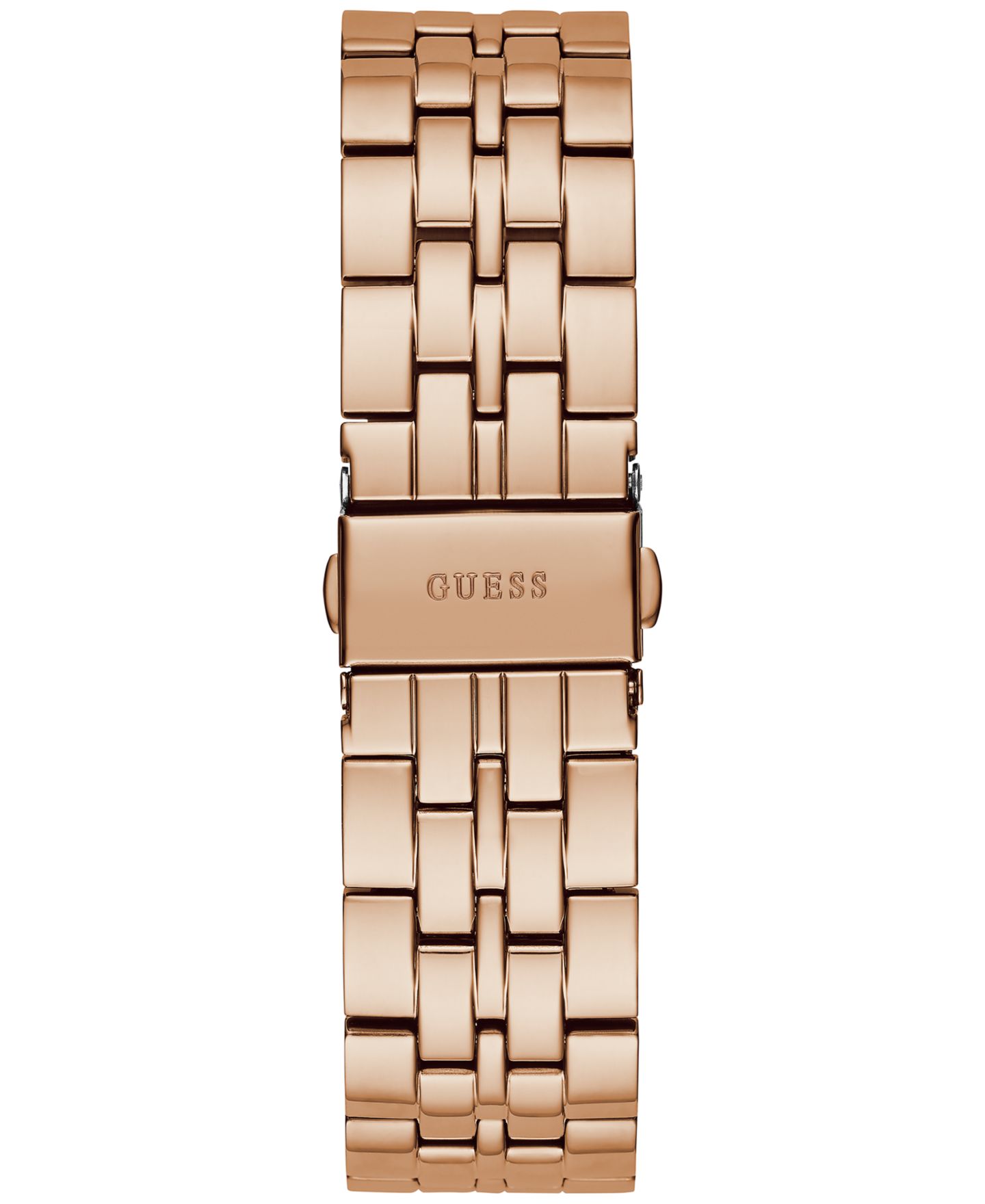 Женские часы GUESS Glitz Rose Gold-Tone Stainless Steel Bracelet Watch 40mm — фото 4