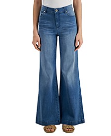 Women's High-Rise Wide-Leg Jean, Created for Macy's