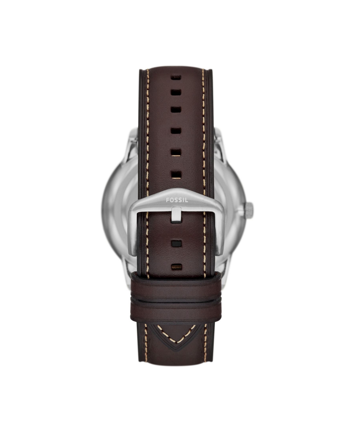 Fossil Men's Neutra Brown Leather Strap Watch 42mm