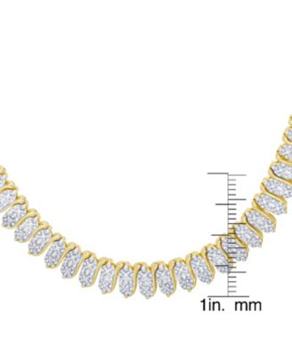 Women's Diamond Accent 'S' Link Necklace