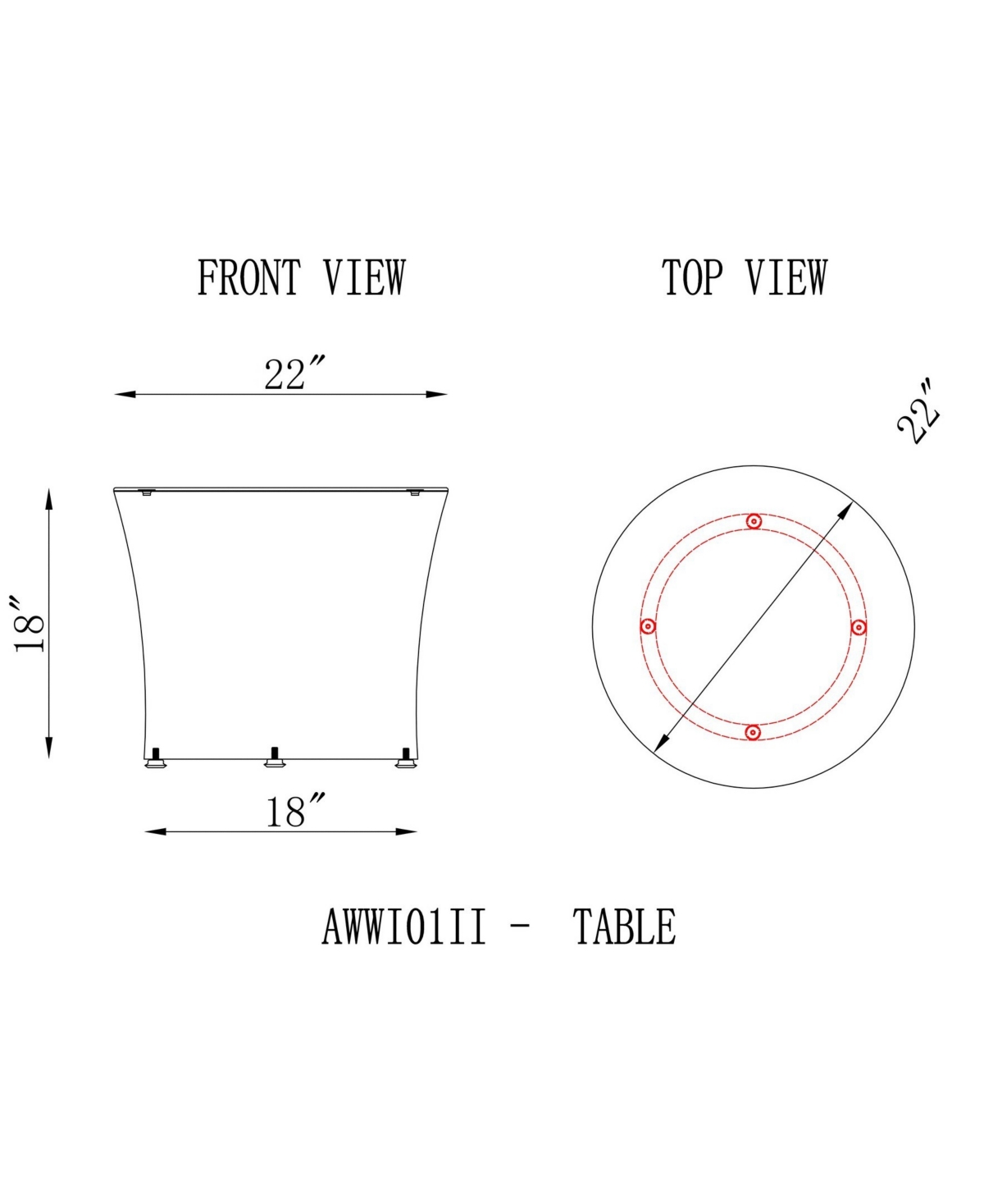 Bistro All-Weather Conversation 2 Round Chairs and H Table, Set of 2
