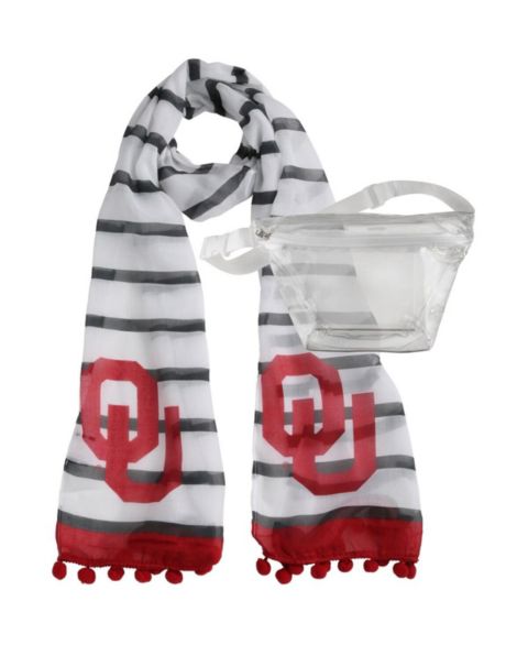 Женские шарфы Emerson Street Clothing Co. Oklahoma Sooners Fanny Pack Scarf Set