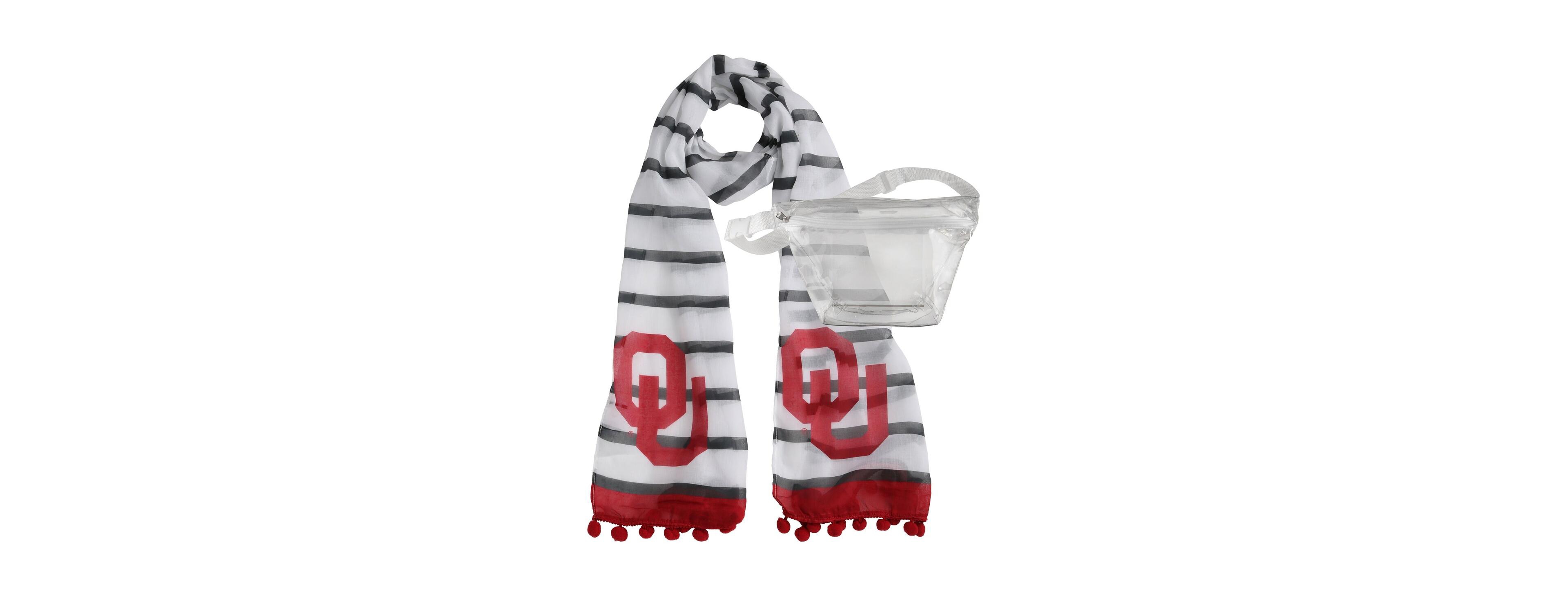 Women's Oklahoma Sooners Fanny Pack Scarf Set