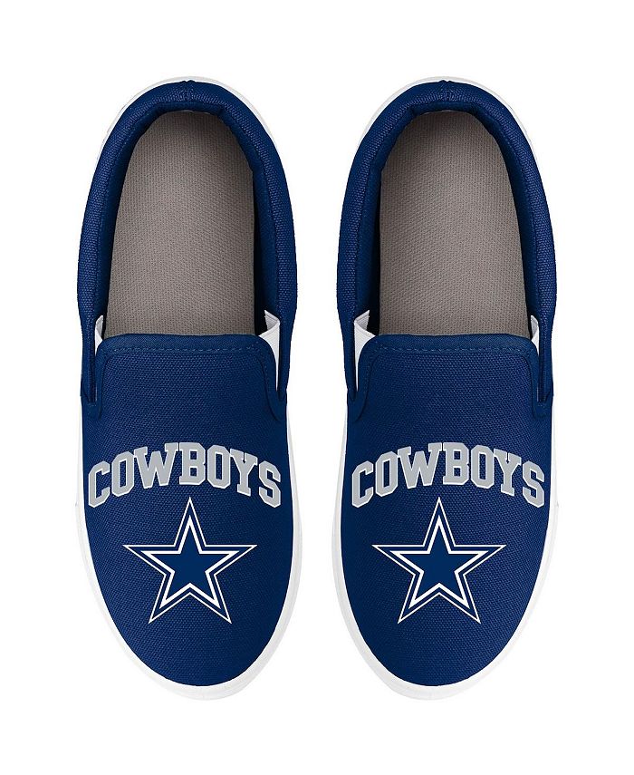 FOCO Women's Dallas Cowboys Big Logo Slip-On Blue Sneakers - Macy's