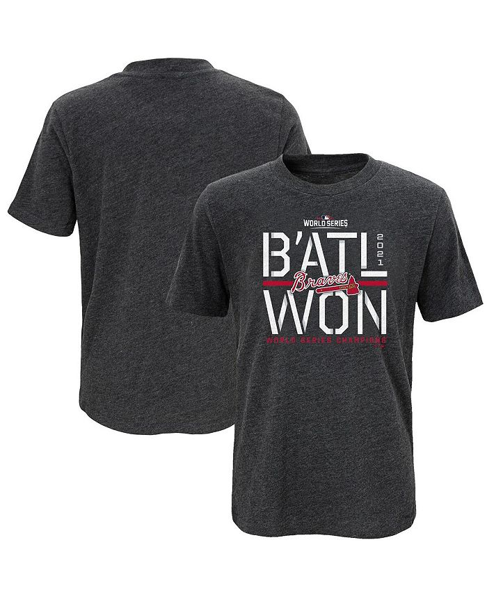 Atlanta Braves 2021 MLB World Series Championship Dri Fit T- Shirt