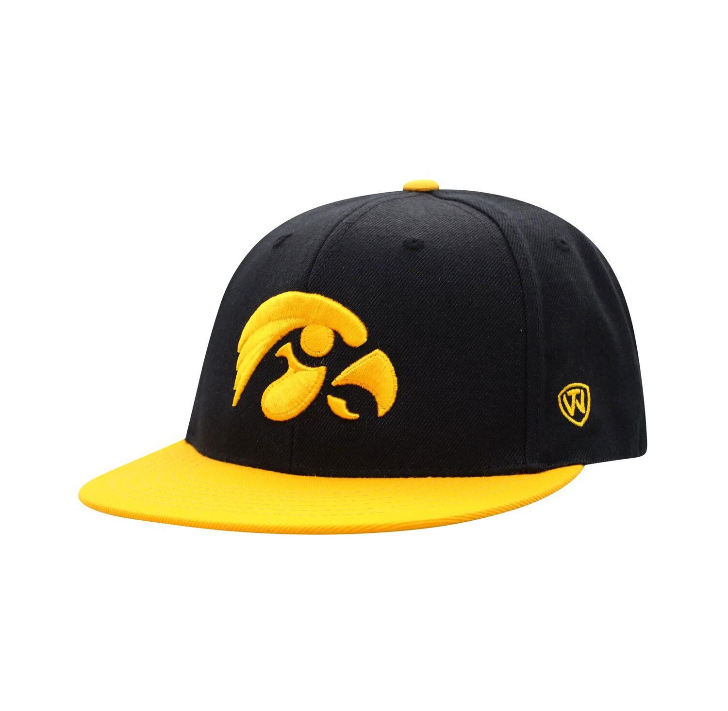 Men's Black, Gold Iowa Hawkeyes Team Color Two-Tone Fitted Hat
