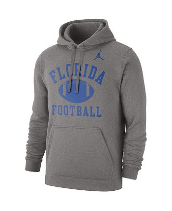 Jordan Men's Brand Heathered Gray Florida Gators Football Club Pullover  Hoodie - Macy's