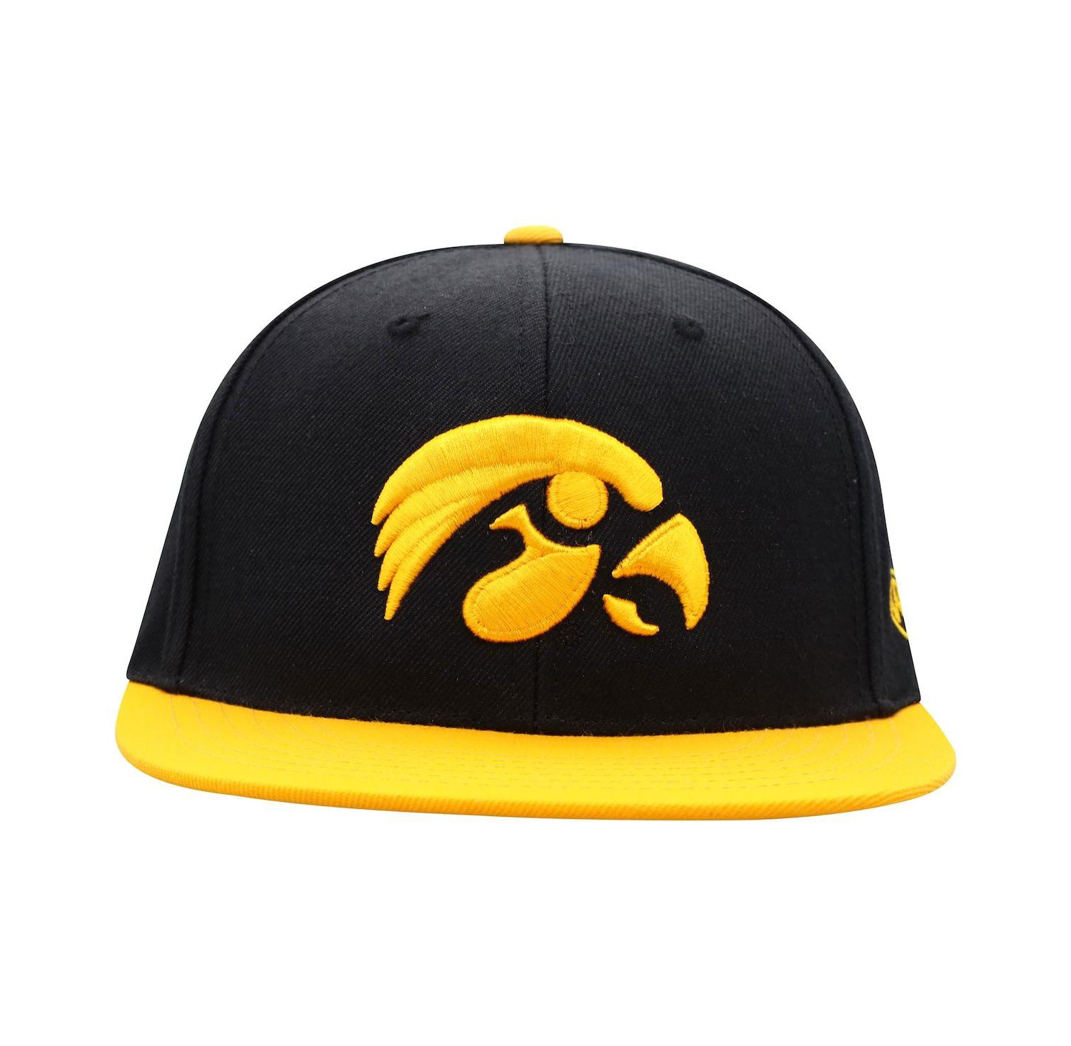 Men's Black, Gold Iowa Hawkeyes Team Color Two-Tone Fitted Hat