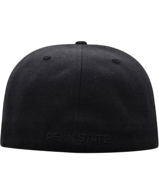 Men's Penn State Nittany Lions Black On Black Fitted Hat
