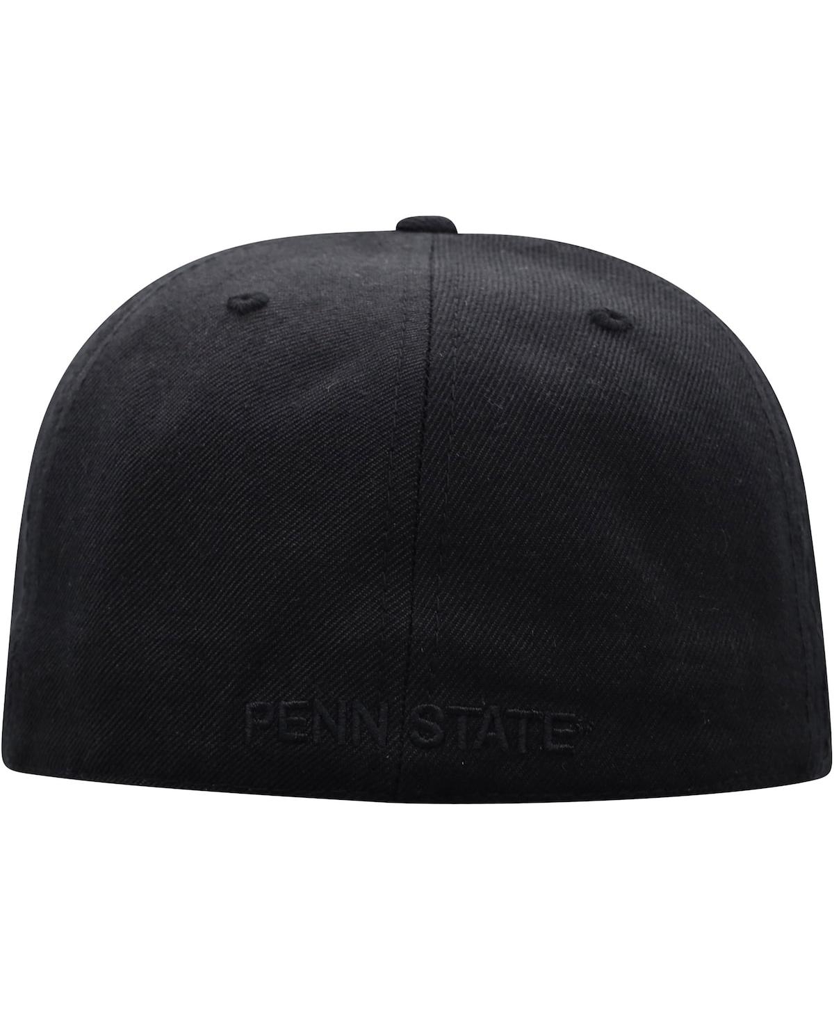 Men's Top of the World Penn State Nittany LionsOnFitted Hat - Black