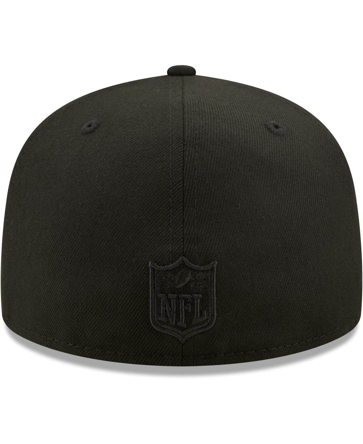 Men's New Era San Francisco 49ersonAlternate Logo 59FIFTY Fitted Hat - Black