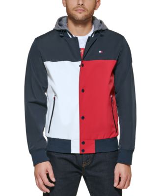 tommy hilfiger men's varsity jacket