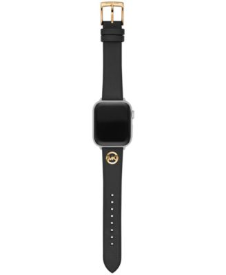 Black Leather Band for Apple Watch 38mm and 40mm