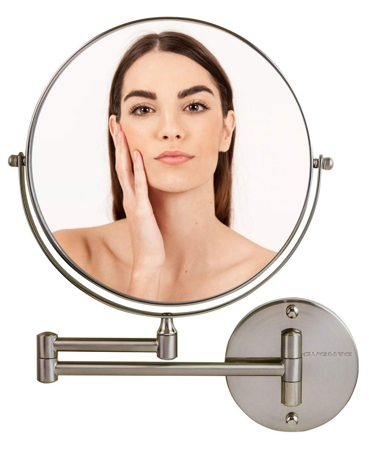 Wall Mounted Vanity Makeup Mirror - Gray