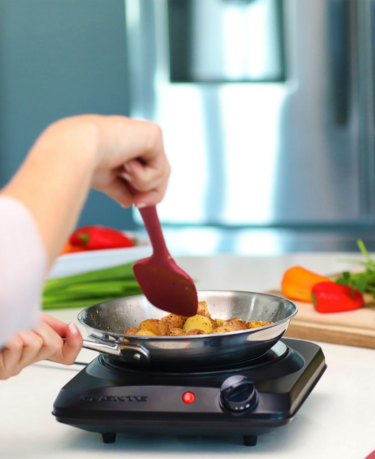Ovente 1000w Single Hot Plate Electric Countertop Infrared Stove