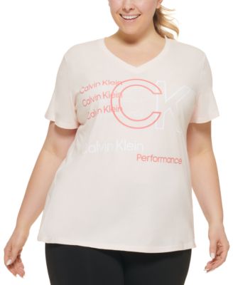 plus size v neck graphic tees