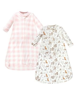 Baby Girls Hudson Cotton Long-Sleeve Wearable Sleeping Bag