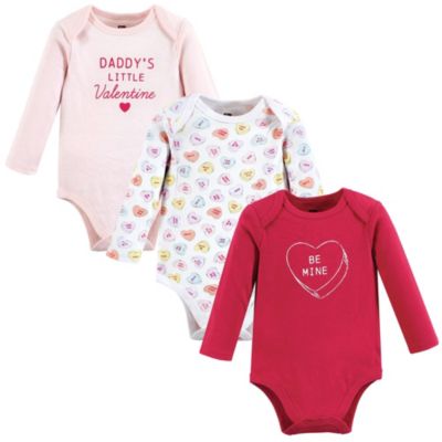 Baby Girls Hudson Essential All-Cotton Long-Sleeve Bodysuit Triple Pack