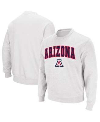 Men's Arizona Wildcats Arch and Logo Crew Neck Sweatshirt