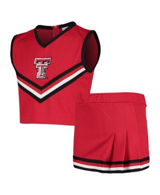 Big Girls Red Texas Tech Red Raiders Two-Piece Cheer Set