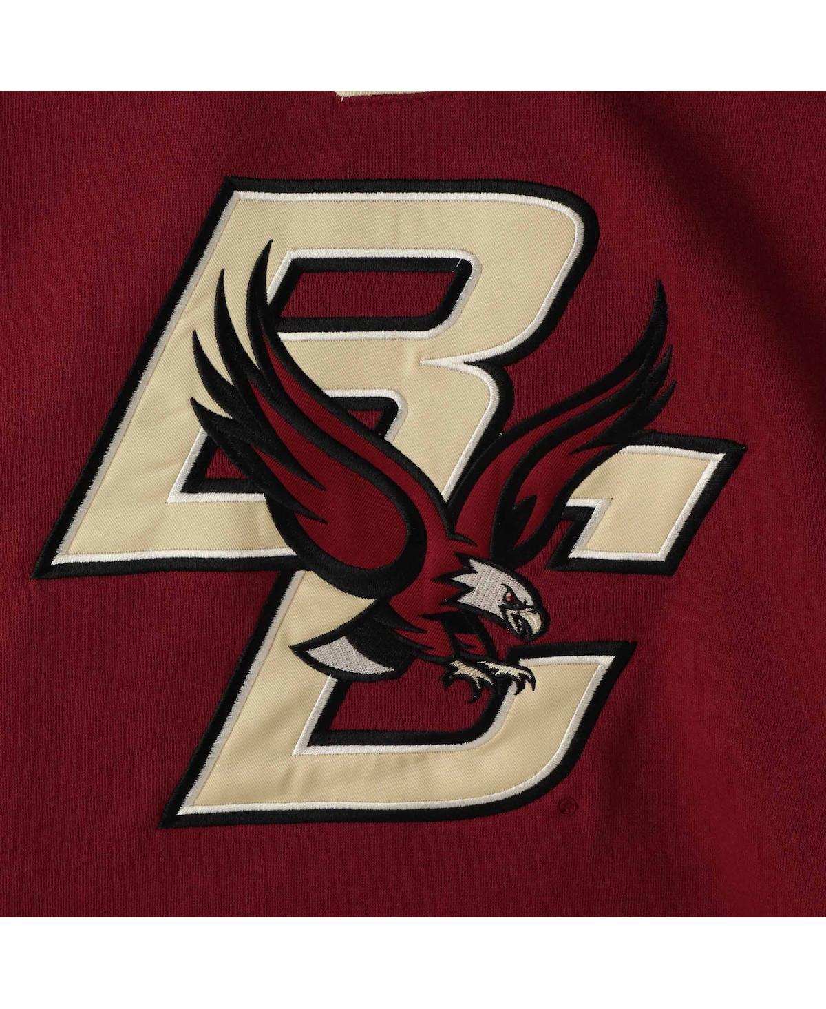 Colosseum Maroon Boston College Eagles 2.0 Lace-up Pullover Hoodie In Maroon