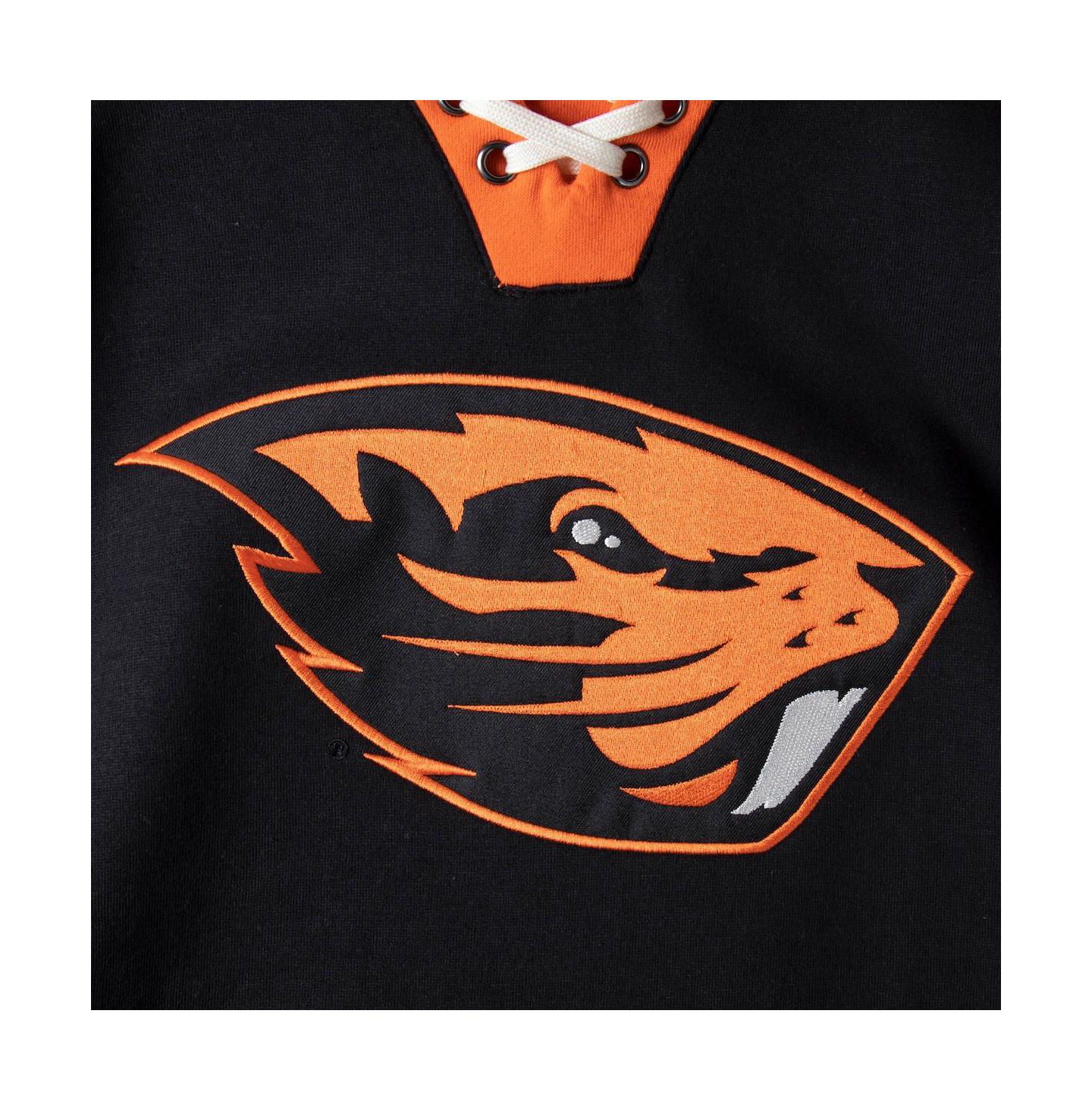 Мужское худи Colosseum Black Oregon State Beavers 2.0 Lace-Up — фото 5