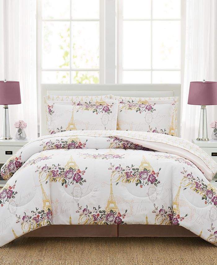 Pem America Fleur De Paris 8Pc. Comforter Sets, Created for Macy's