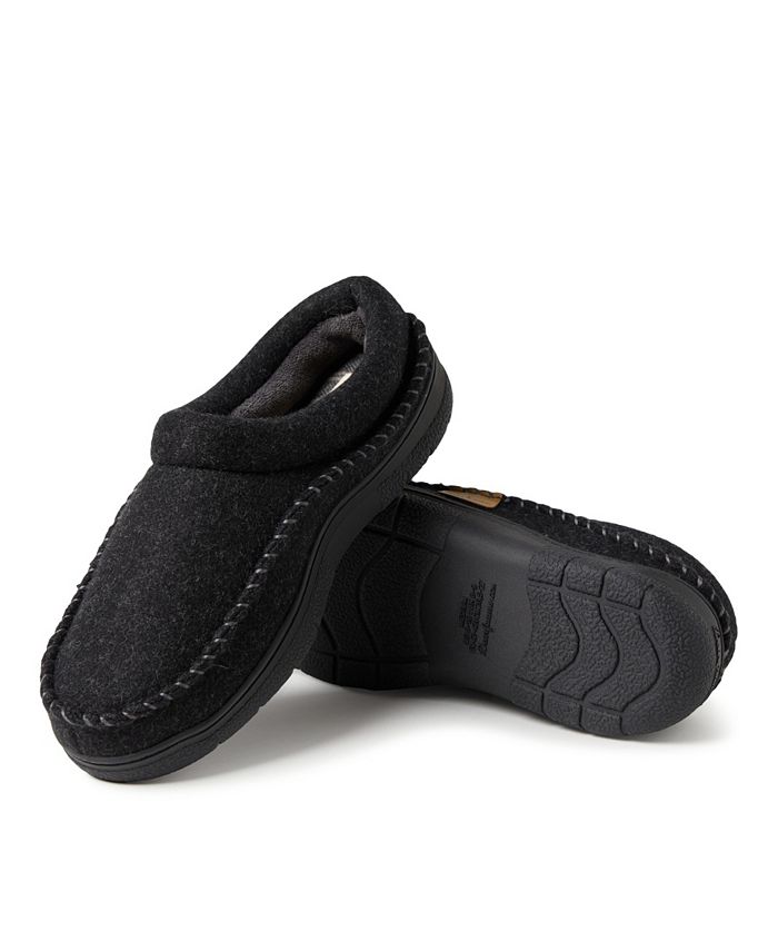 Dearfoams Men's Thompson Wool Blend Clog with Whipstitch Slippers Macy's