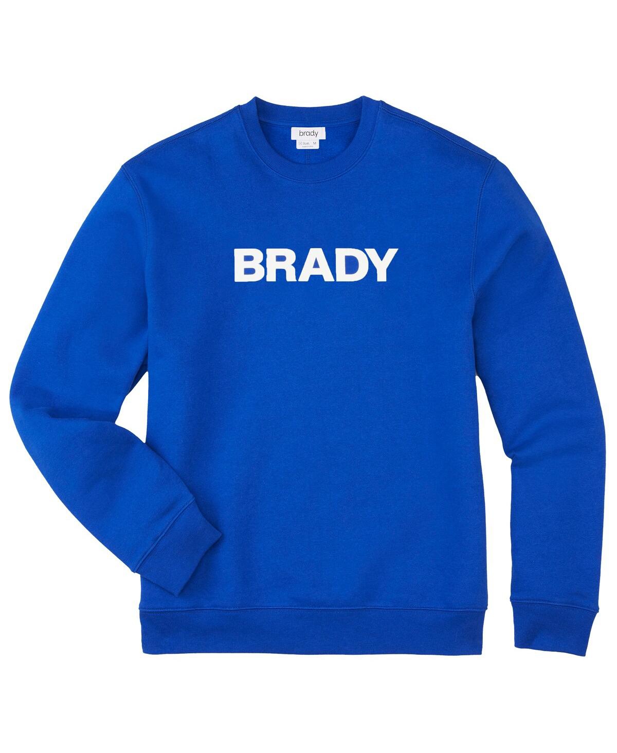 Men's Brady Brady Blue Wordmark Pullover Sweatshirt - Brady Blue