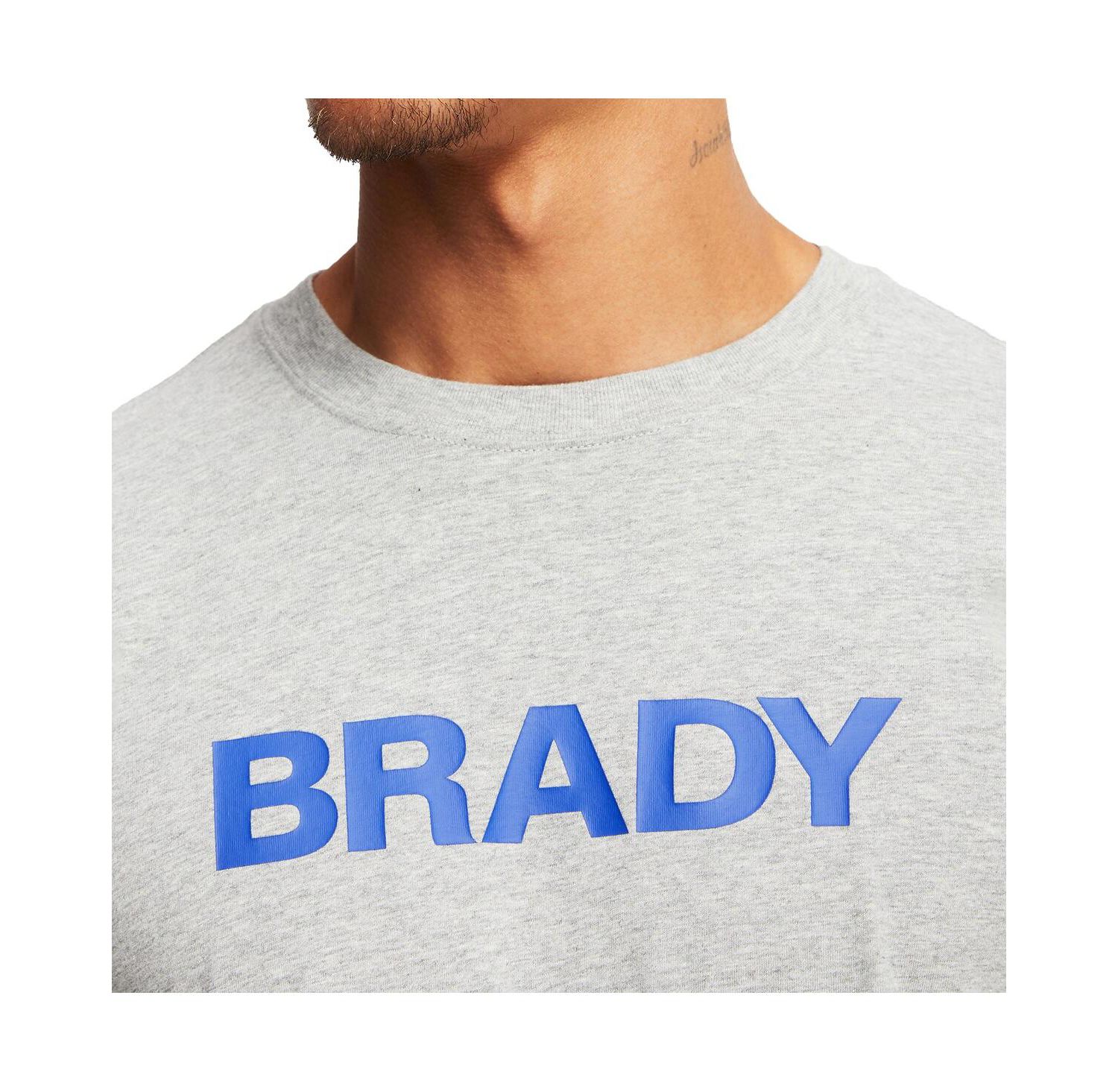Men's Gray Wordmark Long Sleeve T-shirt