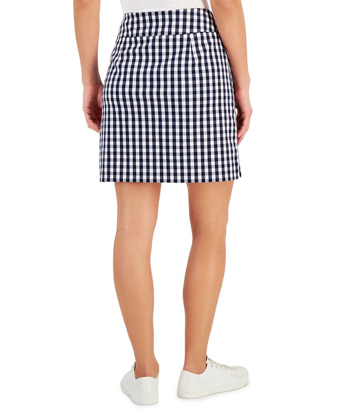 Charter Club Women's Gingham Skort, Created for Macy's Macy's