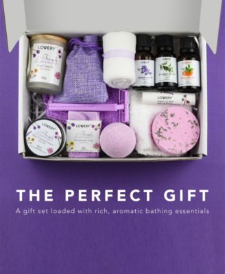 17-Pc. French Lavender Relaxation Spa Bath & Body Gift Set