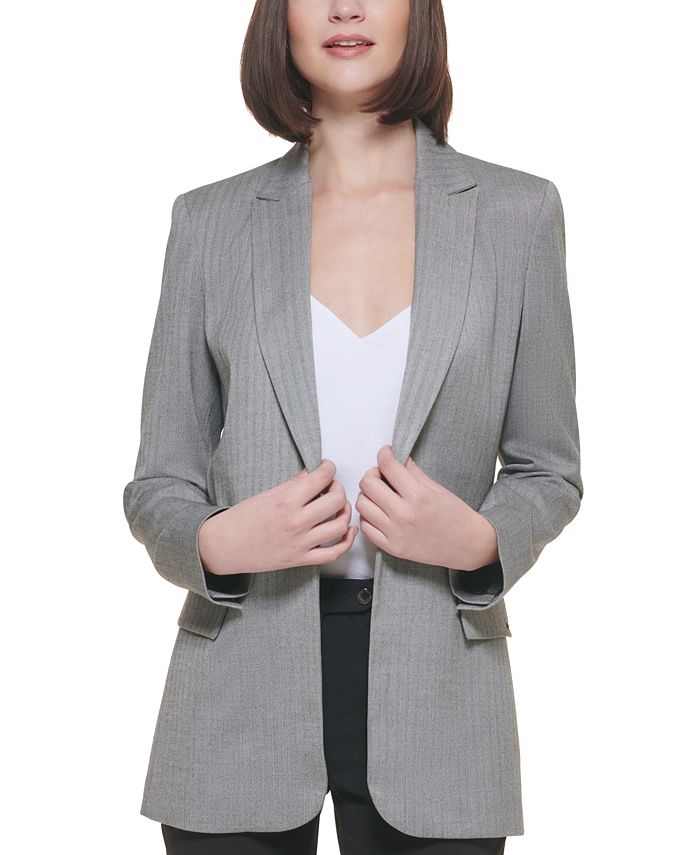 Calvin klein grey blazer store