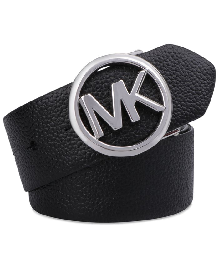 Michael Kors Pebble Leather Reversible Belt - Macy's