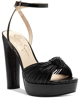 Jessica Simpson Women's Immie Platform Dress Sandals - Macy's