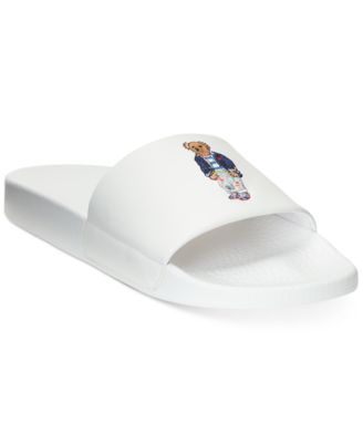 men's polo bear slides