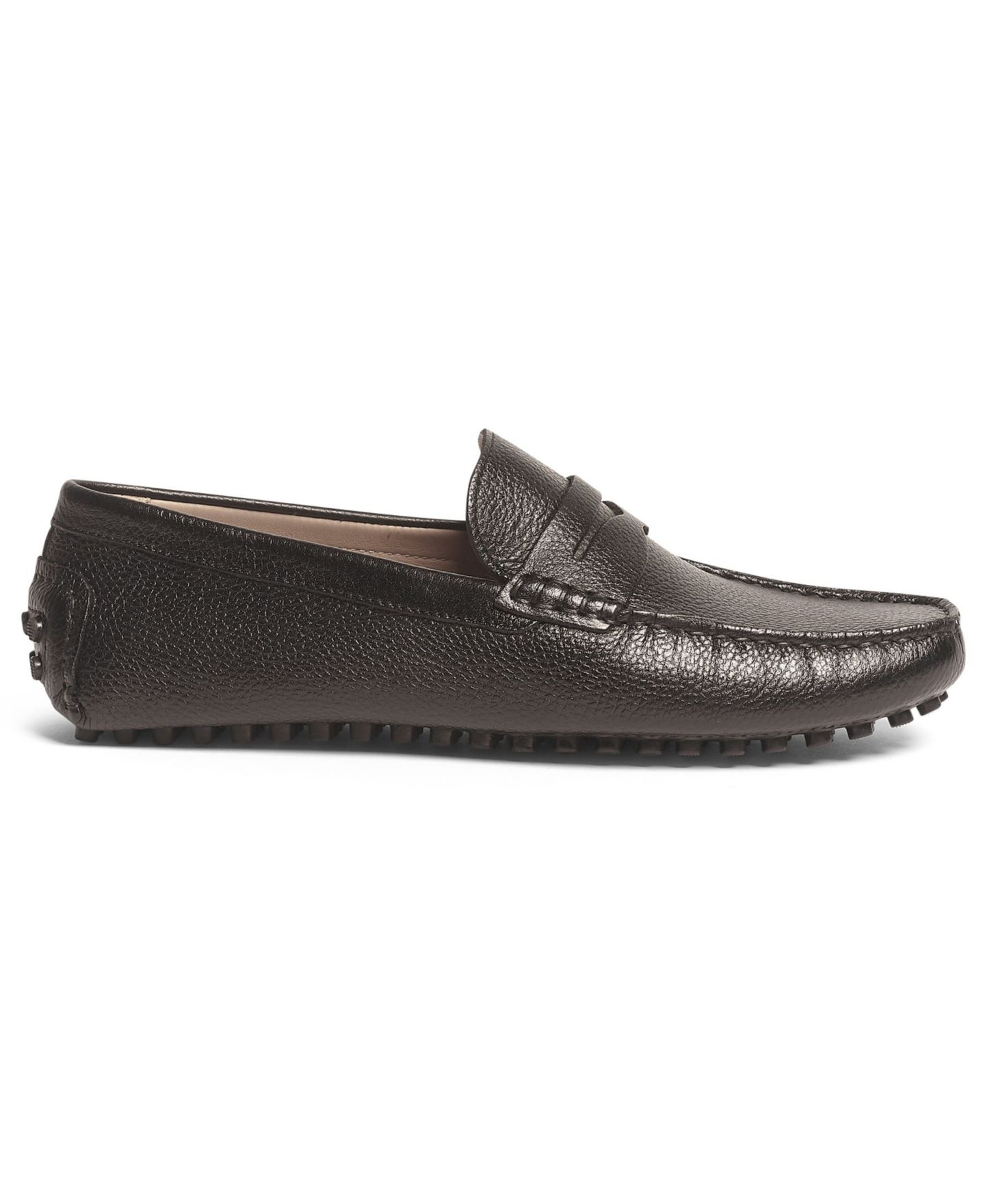 Мужские туфли Carlos by Carlos Santana Ritchie Slip-On Casual Driving Loafer, цвет: Чёрный кожаный — фото 2