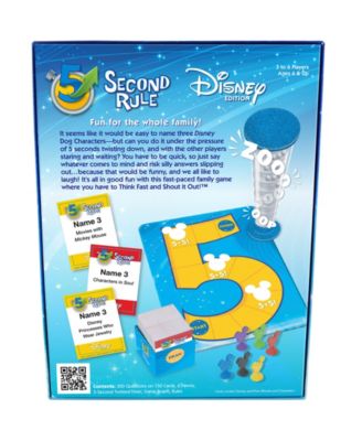 5 Second Rule Edition Fun Family Game About Your Favorite Disney Characters